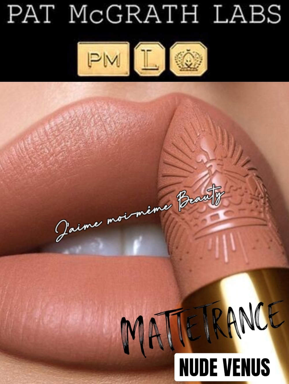 Pat Mcgrath Nude Venus Mattetrance Lipstick Neutral Peachy Beige Nude